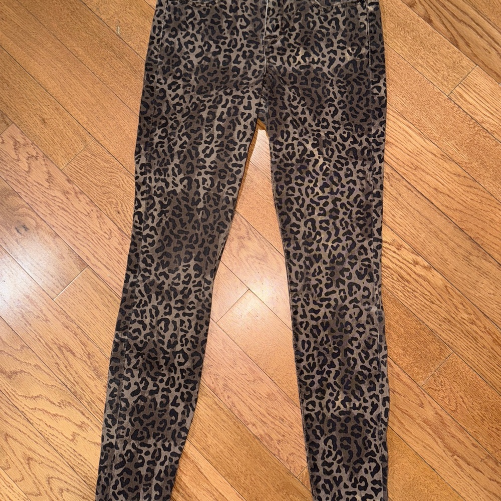 Leopard Print Skinny Jeans Junior